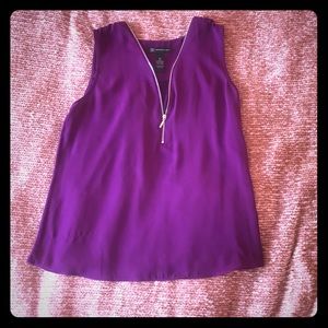 Vibrant purple blouse